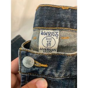 Mens Lucky Brand jeans, size 31 length 12